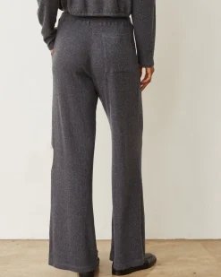 MONROW Brushed Rib Pant VINTAGEBLACK Discount